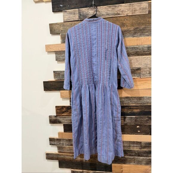 Matti Sport Vintage Indian Cotton Midi Dress Size 10 - Picture 2 of 9